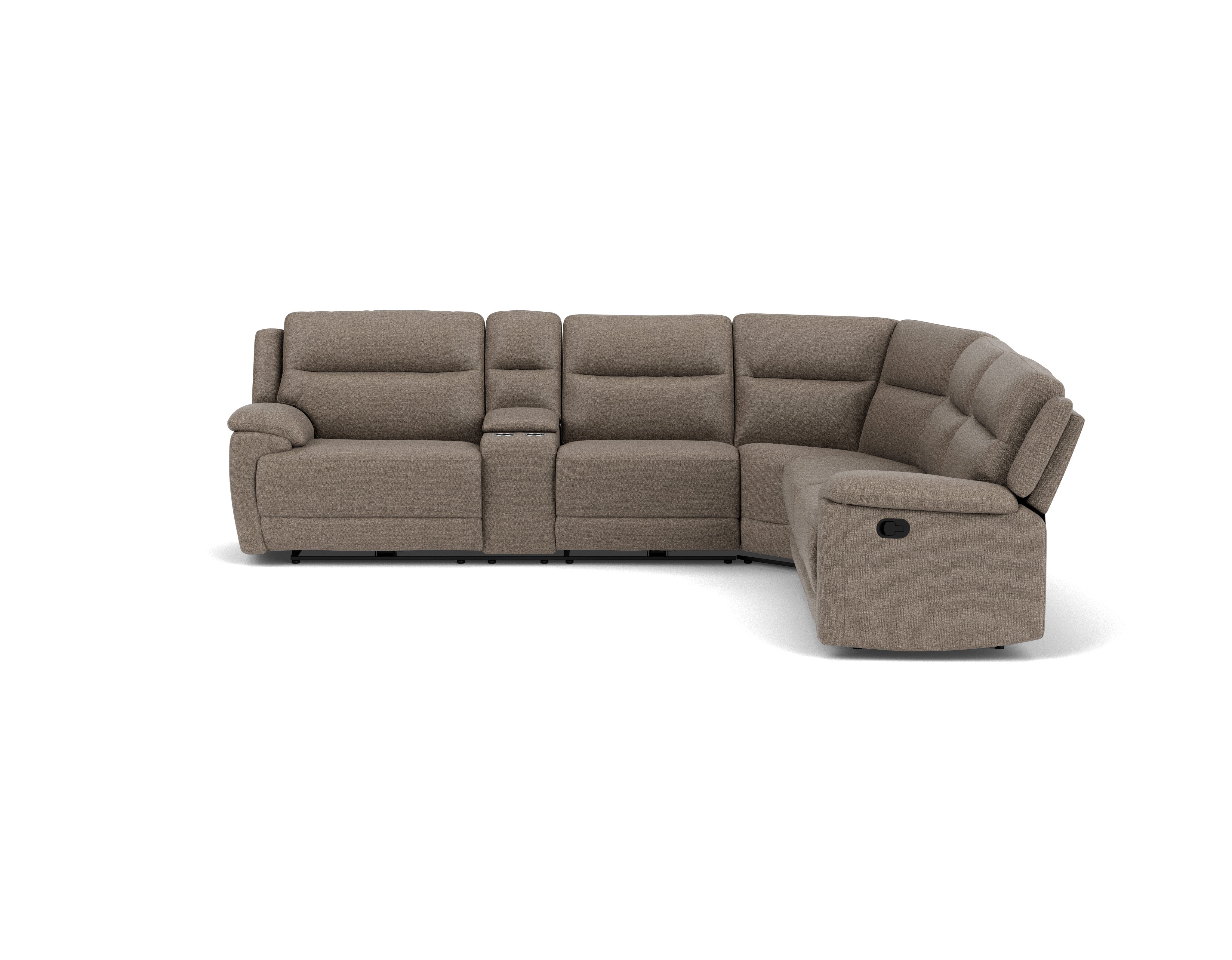 5.5 Seater Corner with 4 Recliners and Console