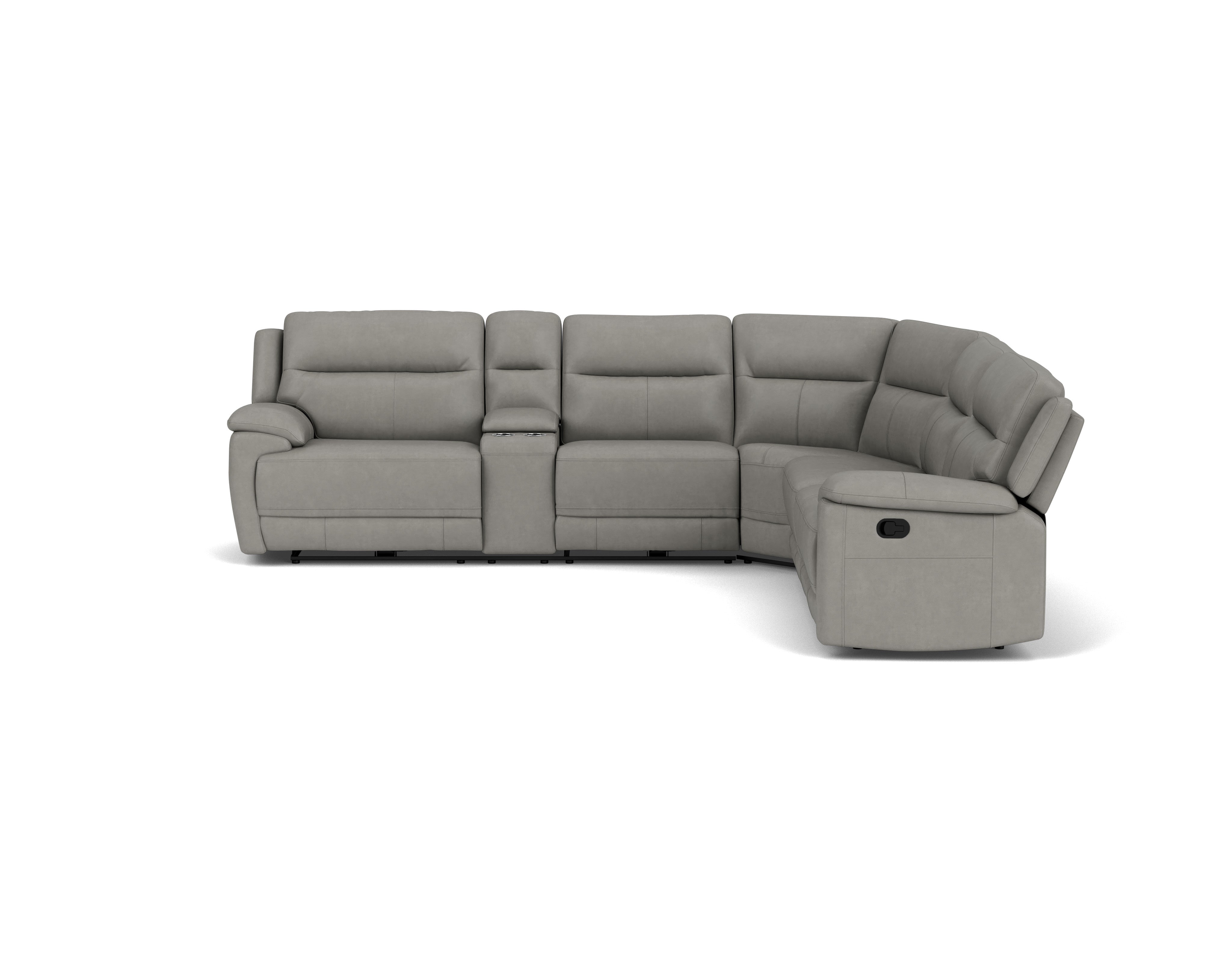 5.5 Seater Corner with 4 Recliners and Console
