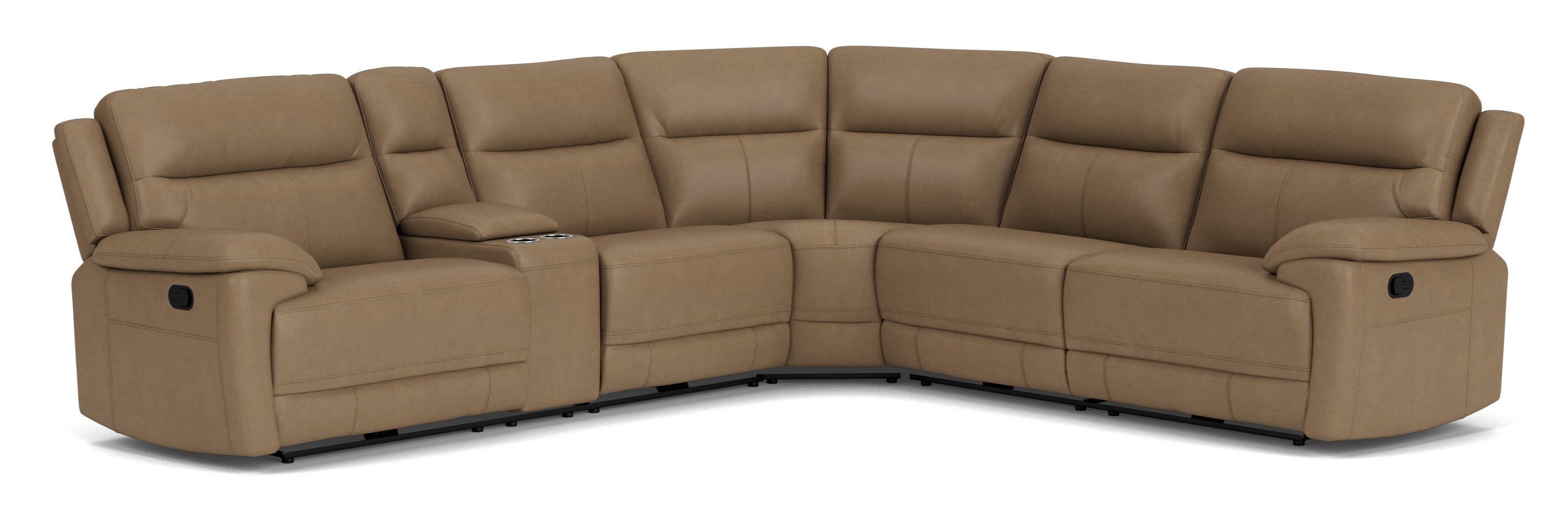 5.5 Seater Corner with 4 Recliners and Console