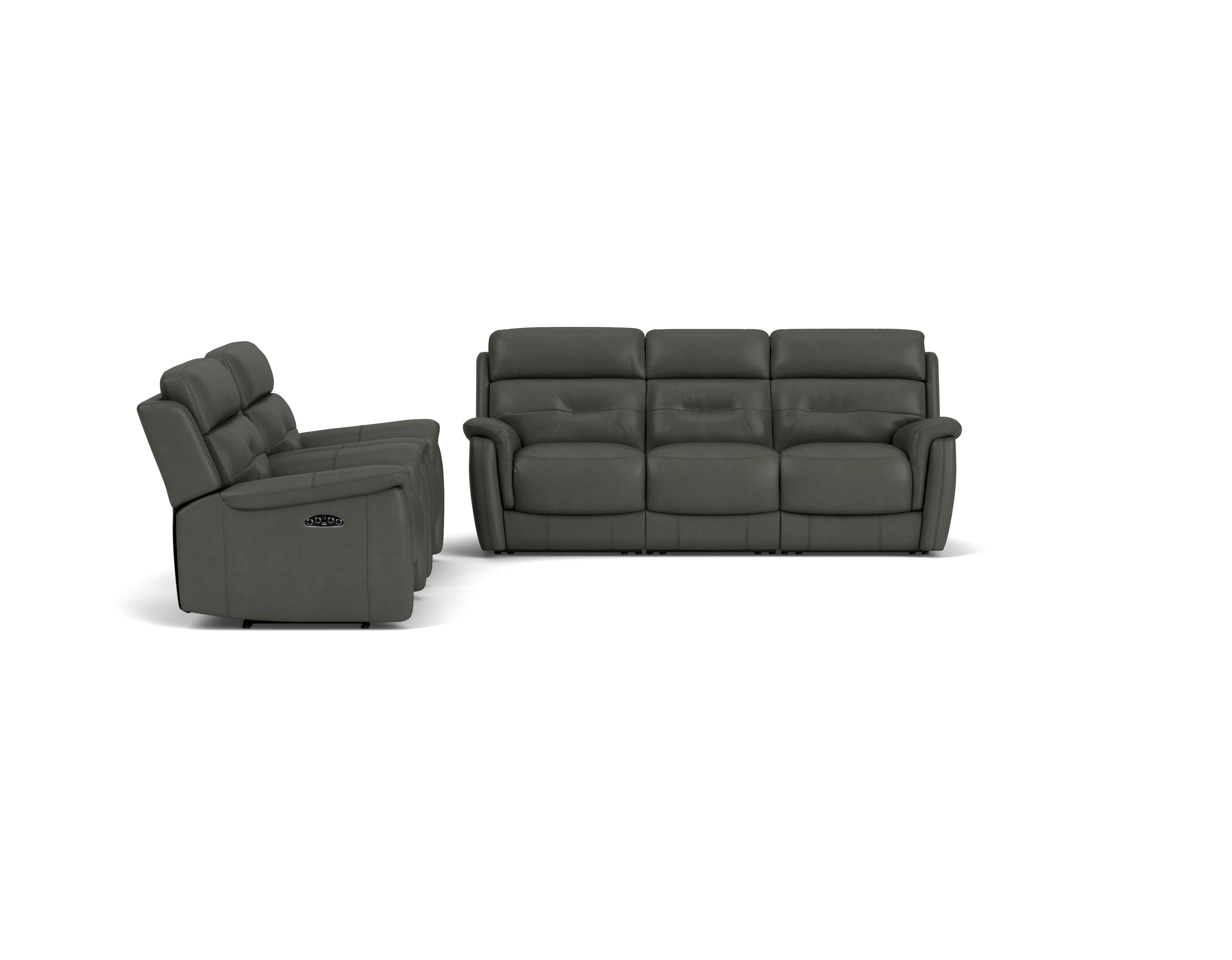 3 Seater with End Electric Recliners and Powered Headrests + 2 Electric Recliners