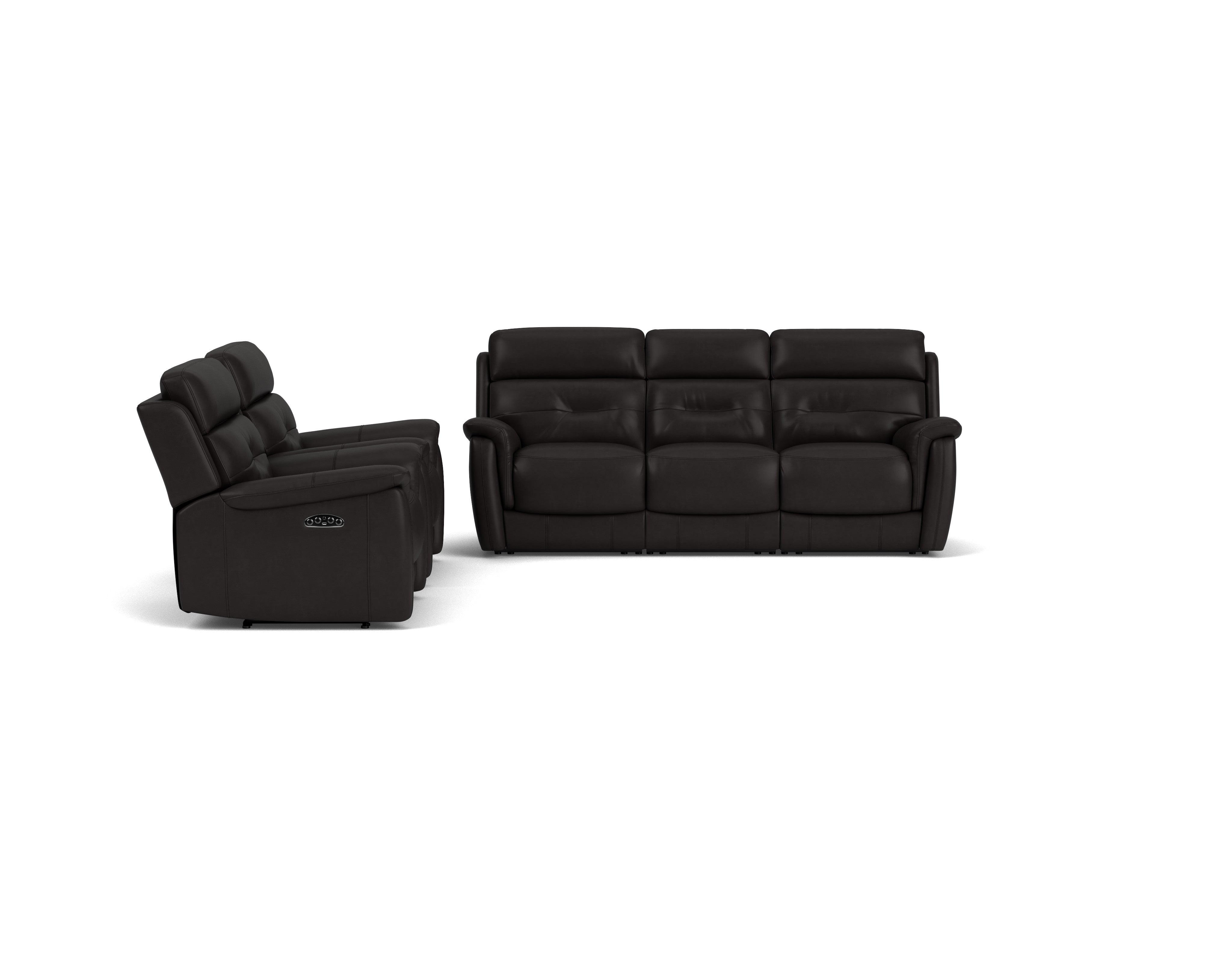 3 Seater with End Electric Recliners and Powered Headrests + 2 Electric Recliners