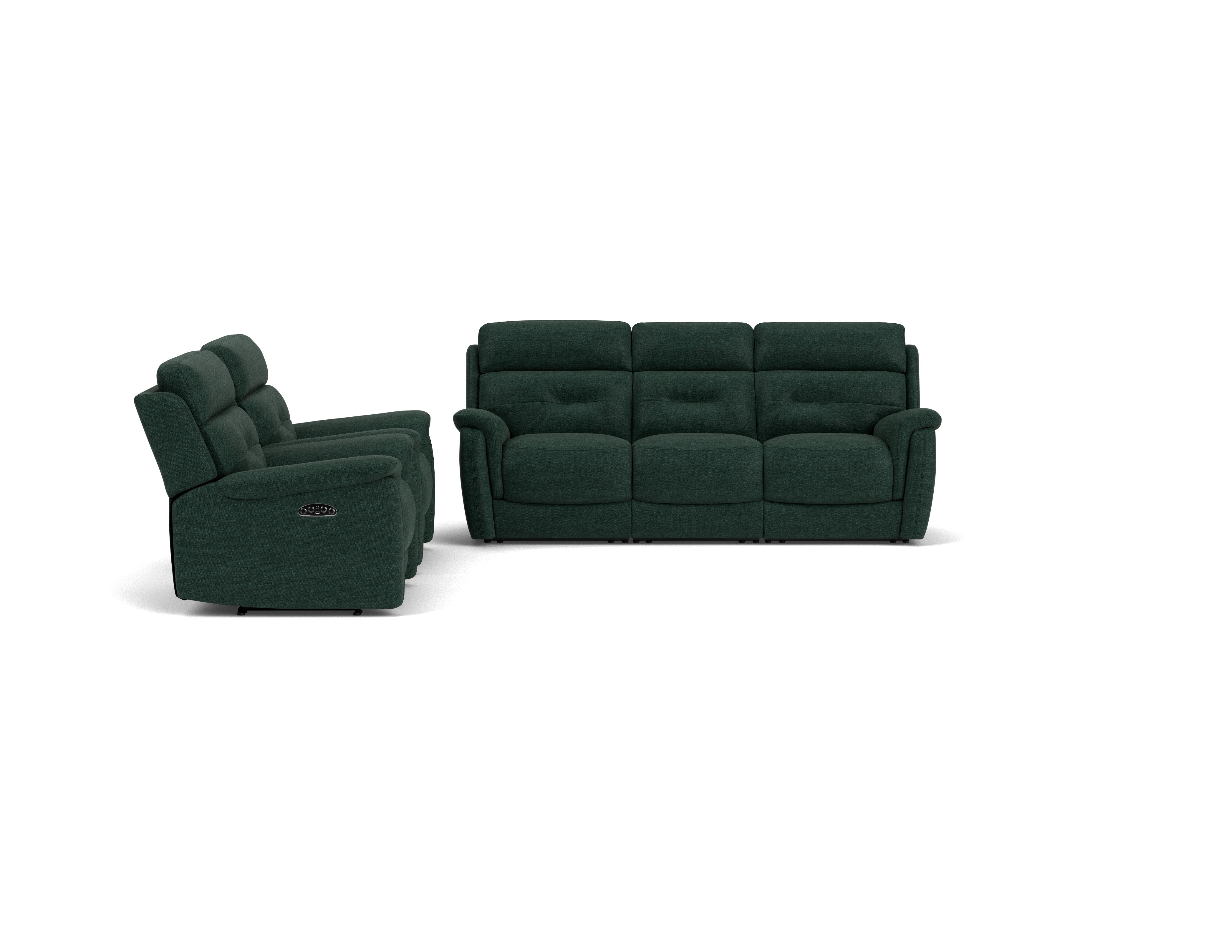 3 Seater with End Electric Recliners and Powered Headrests + 2 Electric Recliners