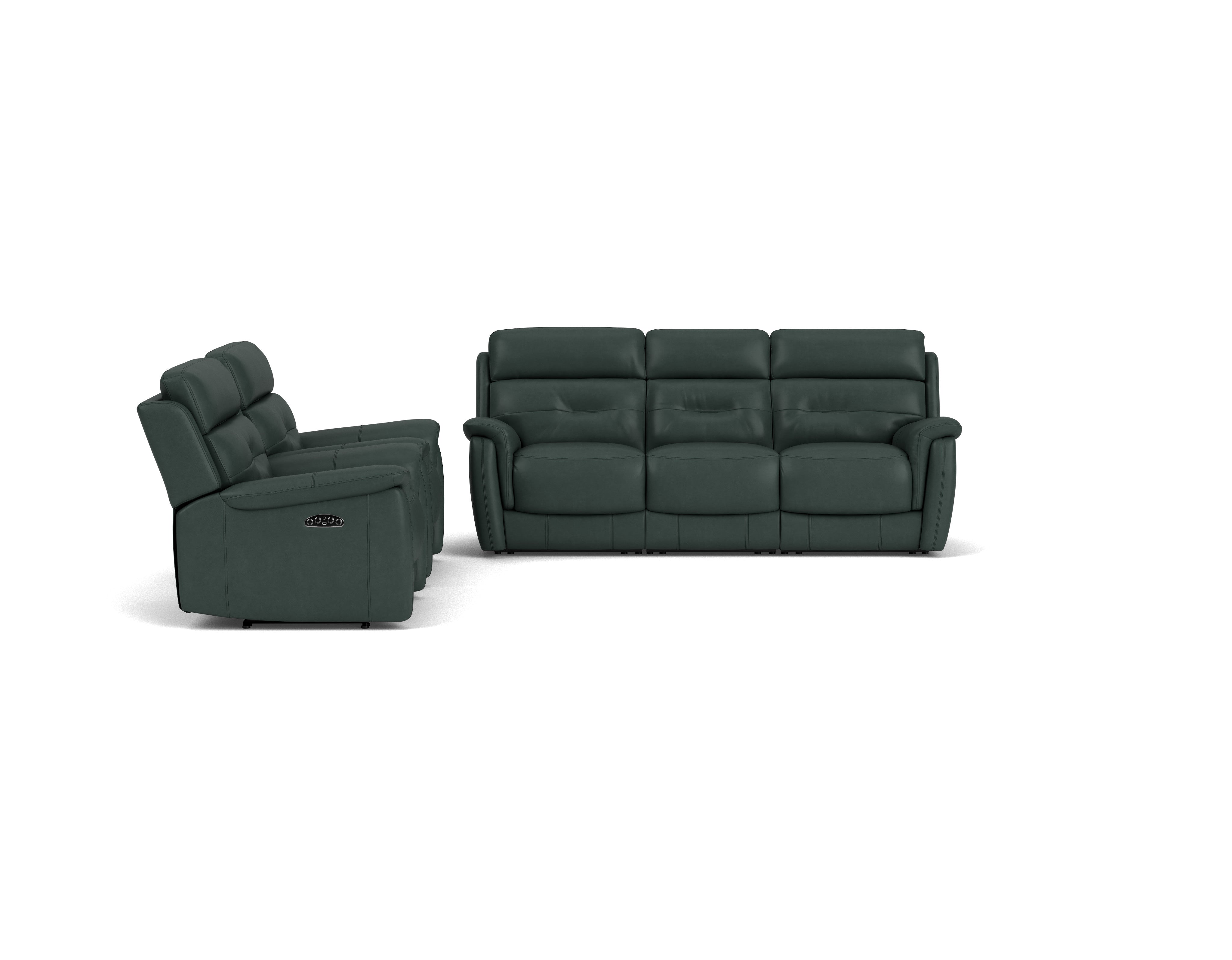 3 Seater with End Electric Recliners and Powered Headrests + 2 Electric Recliners