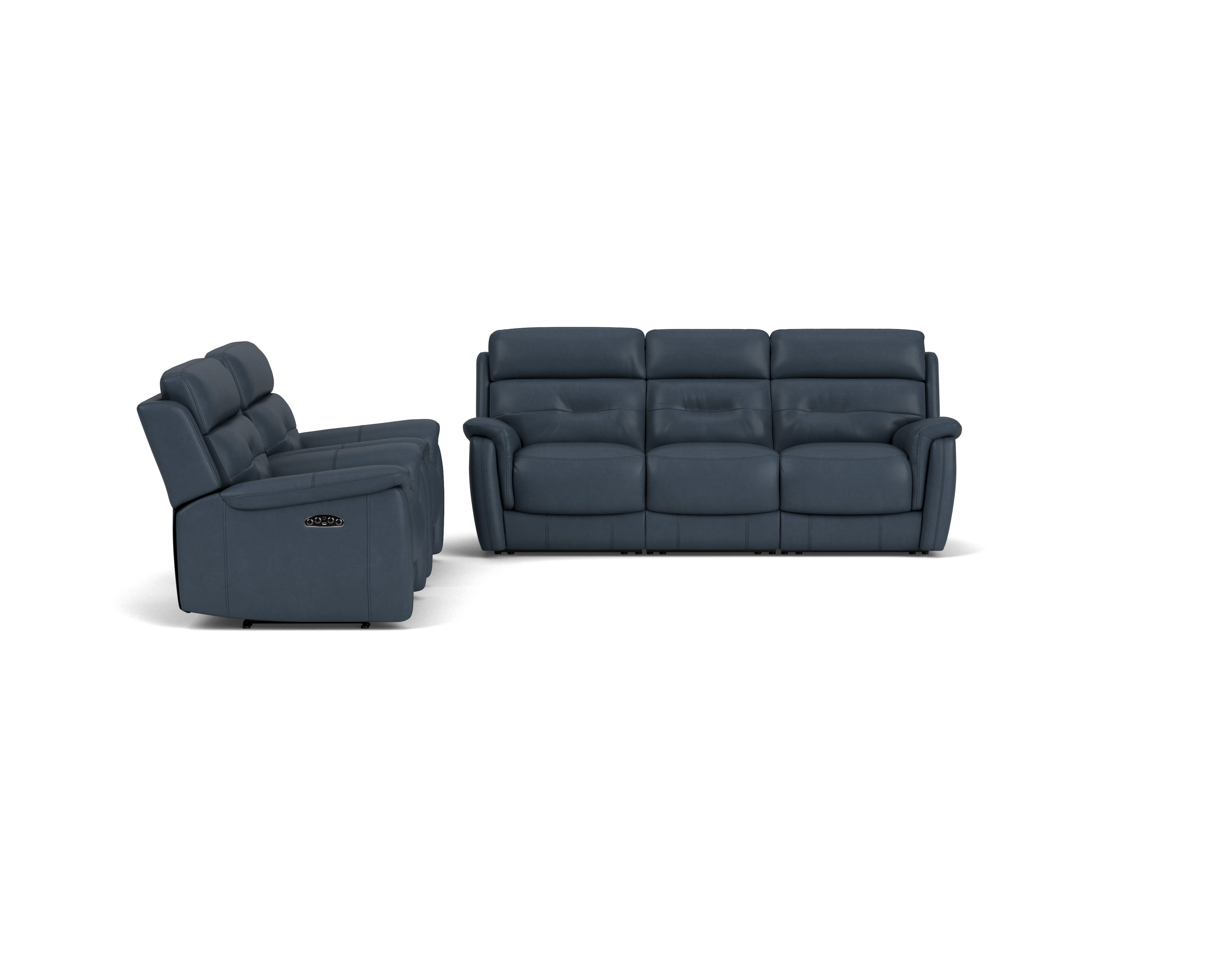 3 Seater with End Electric Recliners and Powered Headrests + 2 Electric Recliners