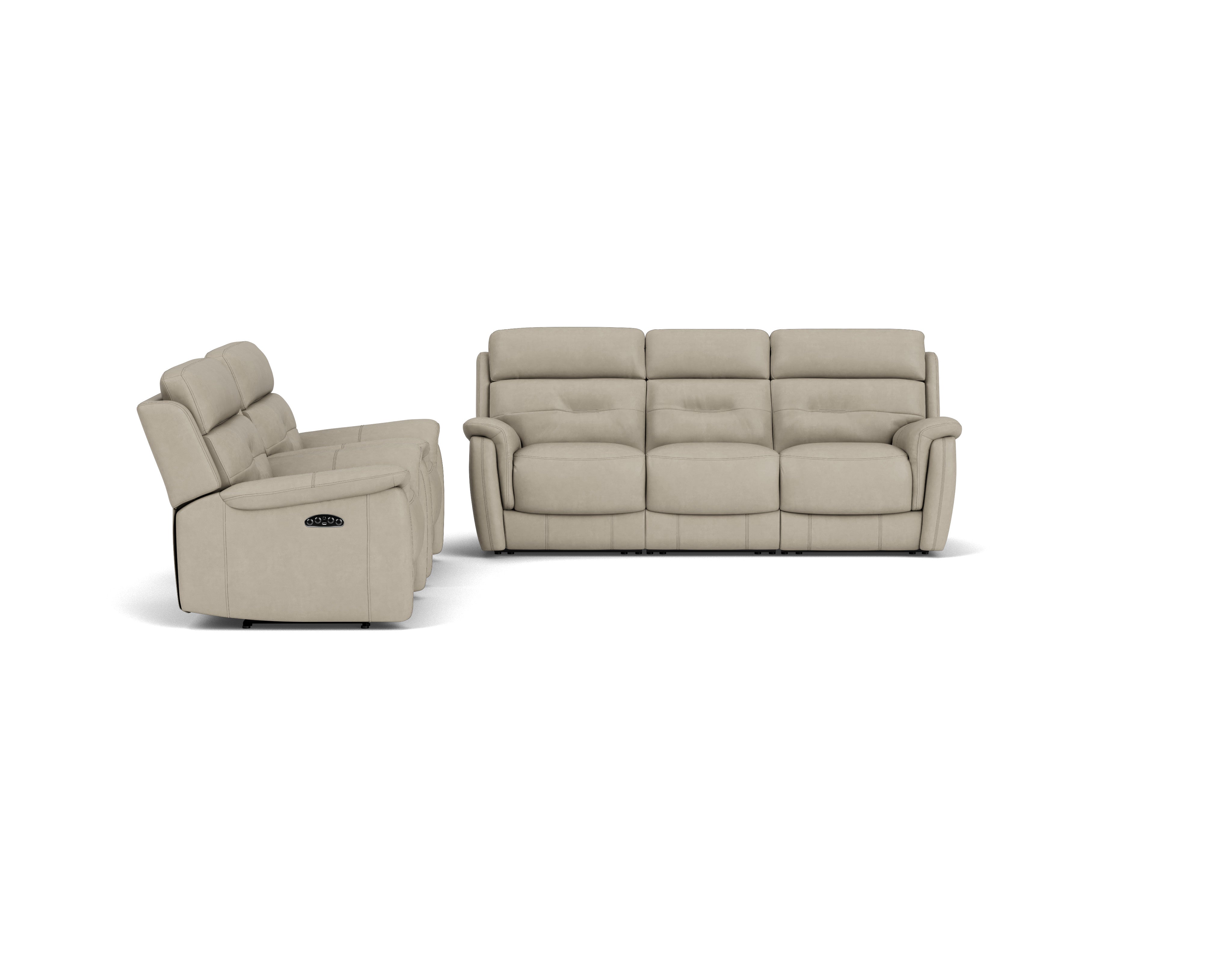 3 Seater with End Electric Recliners and Powered Headrests + 2 Electric Recliners