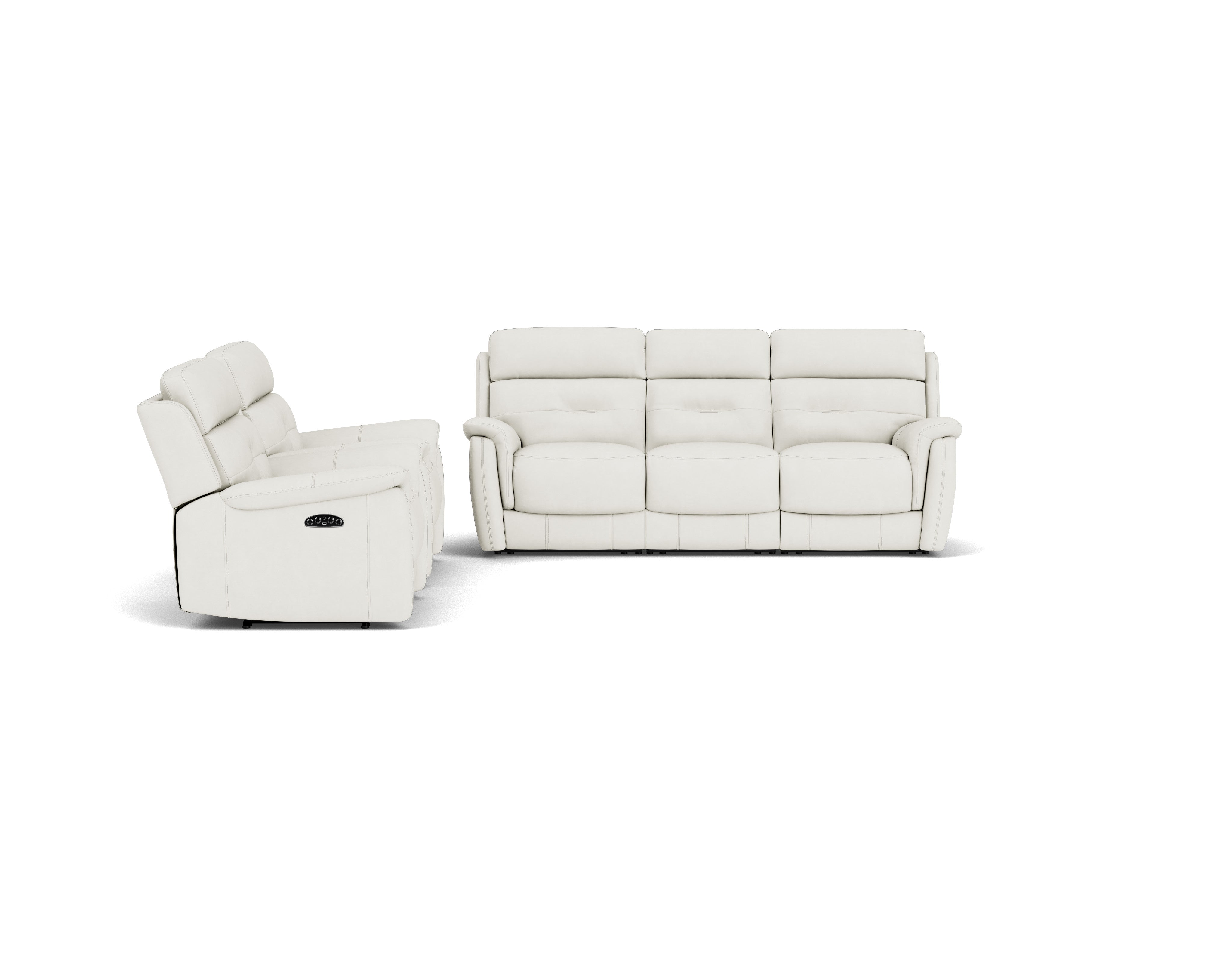 3 Seater with End Electric Recliners and Powered Headrests + 2 Electric Recliners