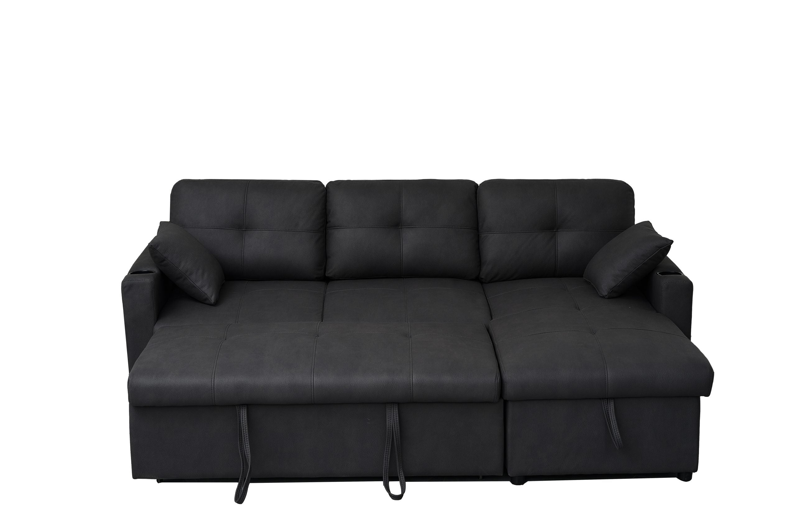 3 Seater Sofa Bed with Reversible Storage Chaise