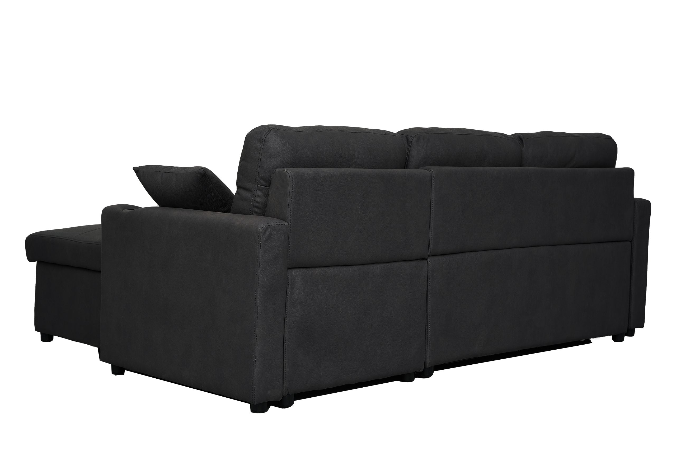 3 Seater Sofa Bed with Reversible Storage Chaise