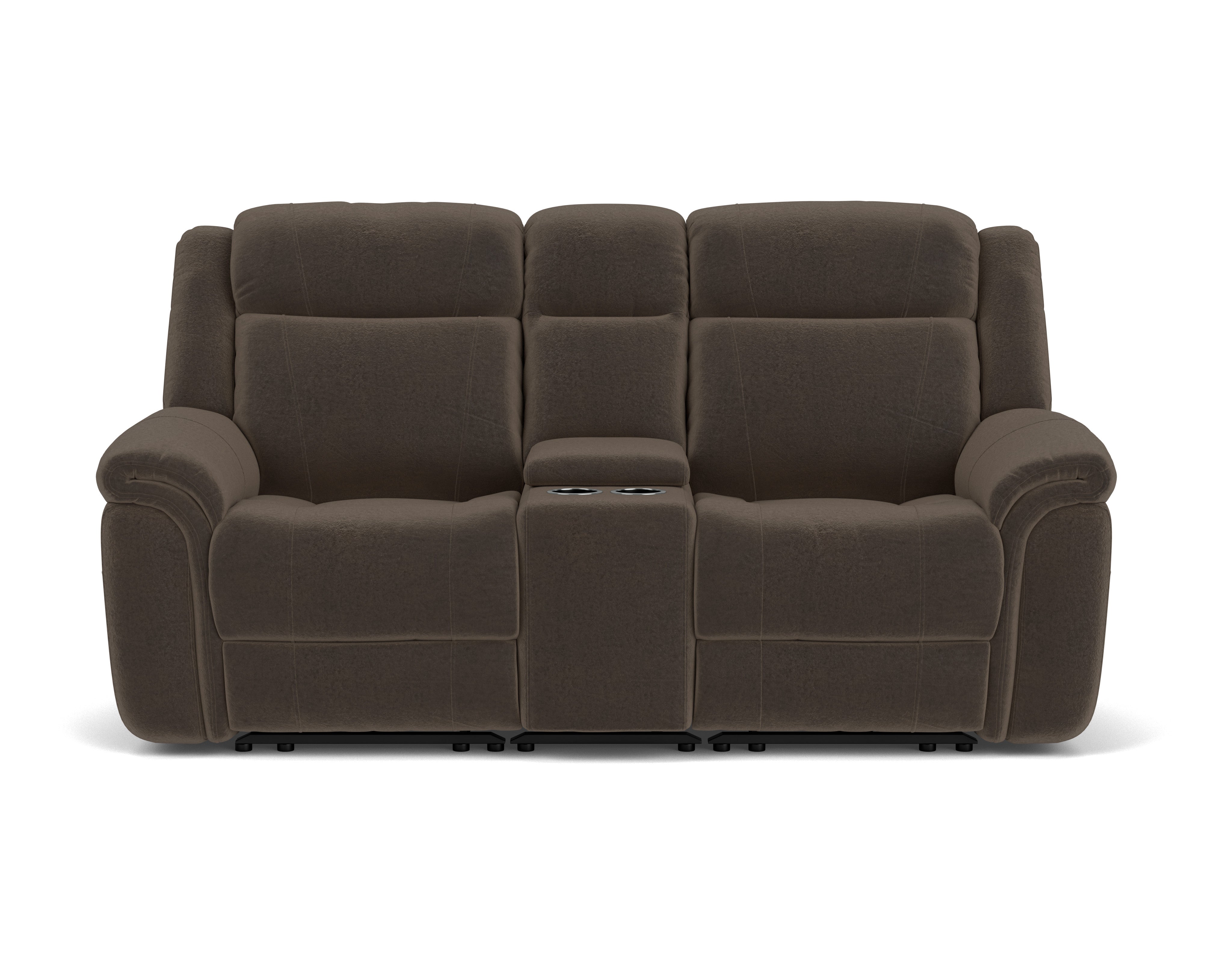 2 Seater with End Electric Recliners, Console & Powered Headrests
