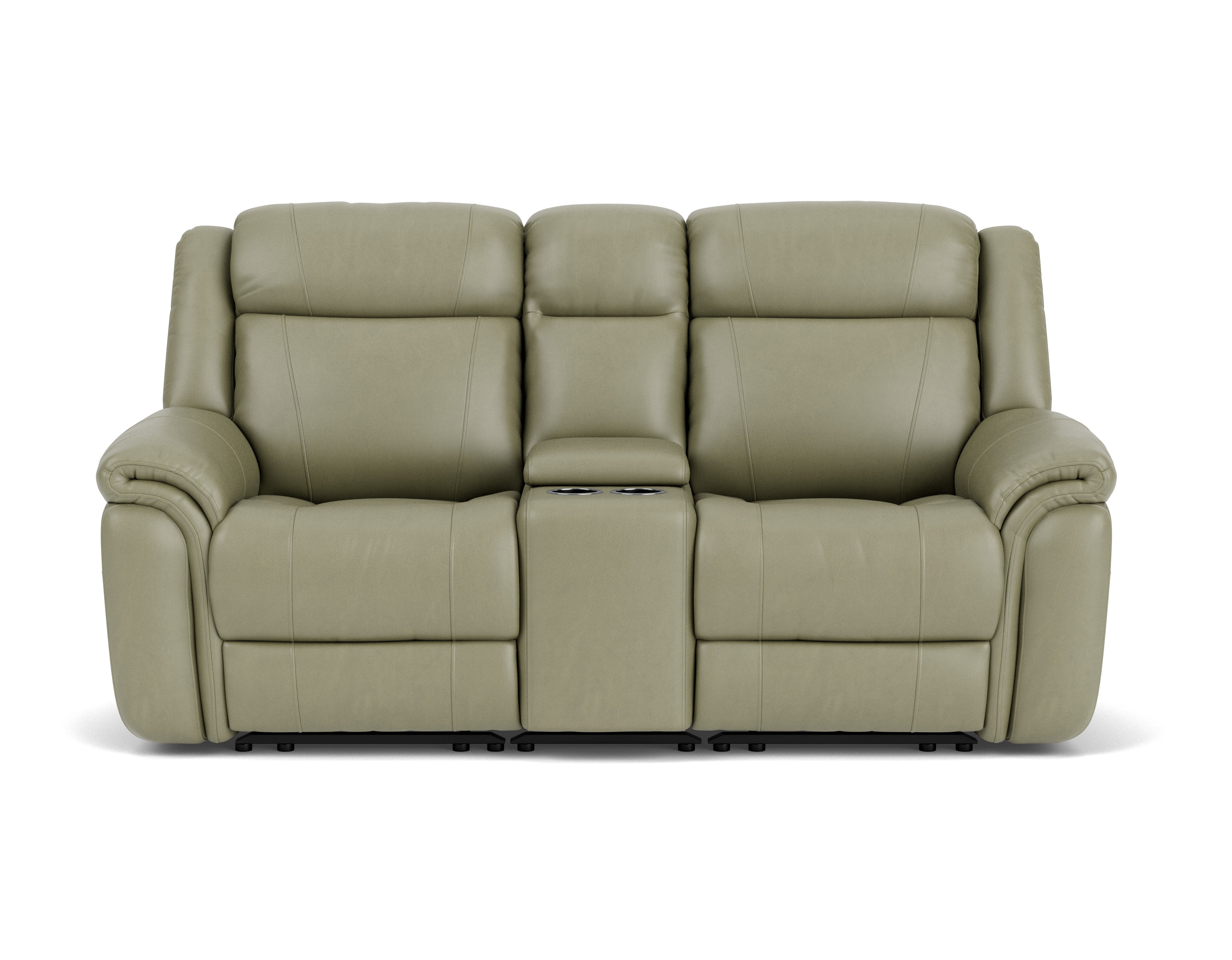 2 Seater with End Electric Recliners, Console & Powered Headrests