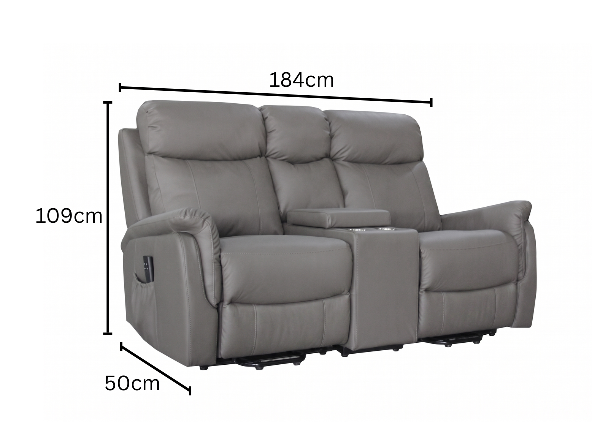 Dual Motor 2 Seater Lift Chair with Console