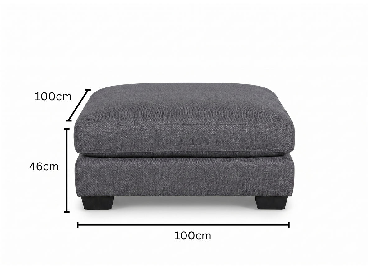 5.5 Seater Corner With Ottoman