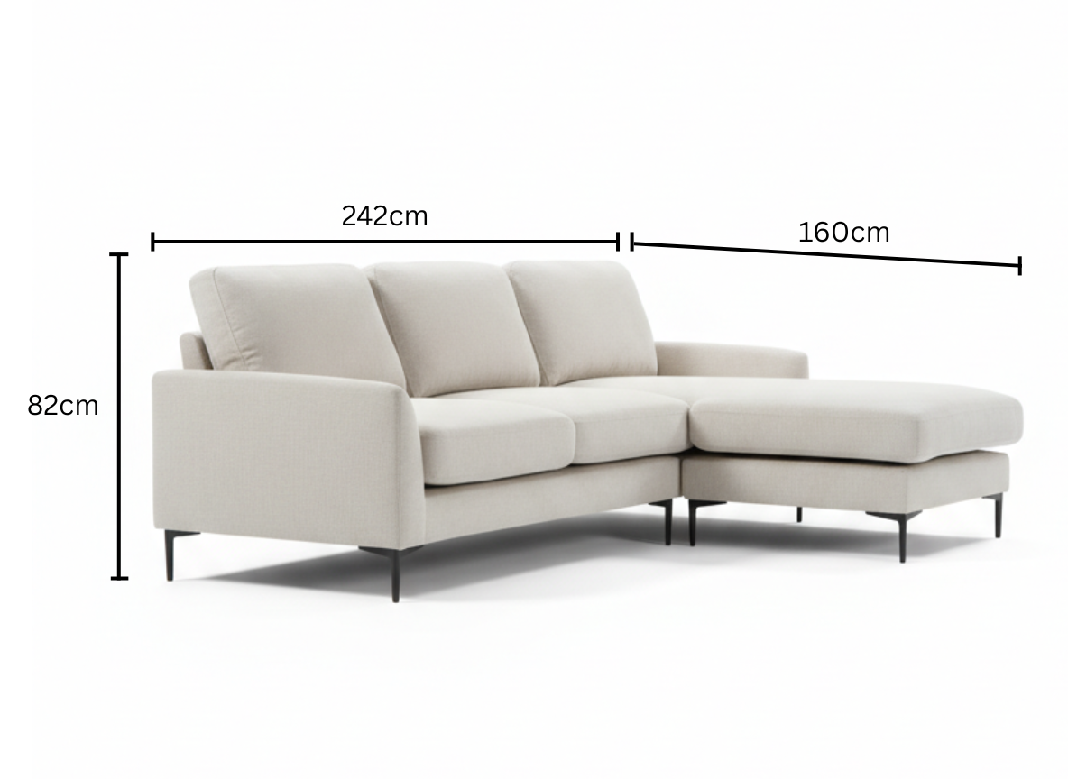 3 Seater with Reversible Chaise