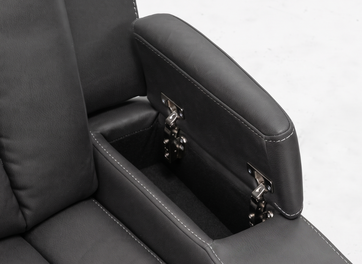 Electric recliner with adjustable headrests
