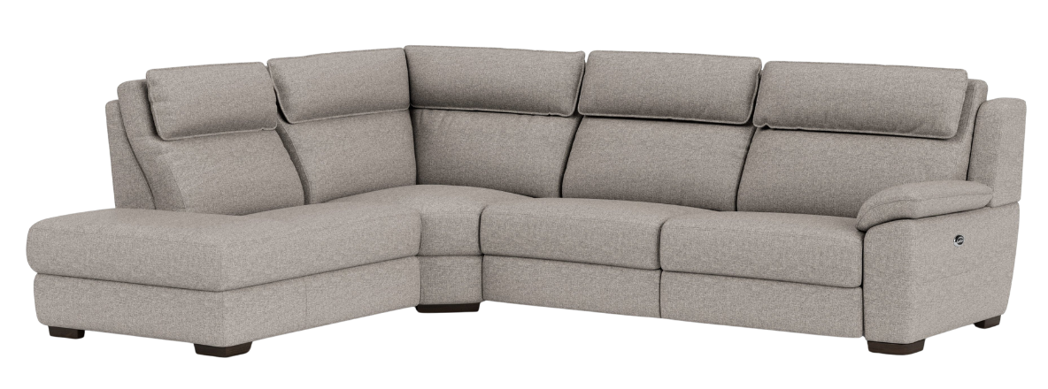 4.5 Seater Corner Chaise with End Electric Recliner