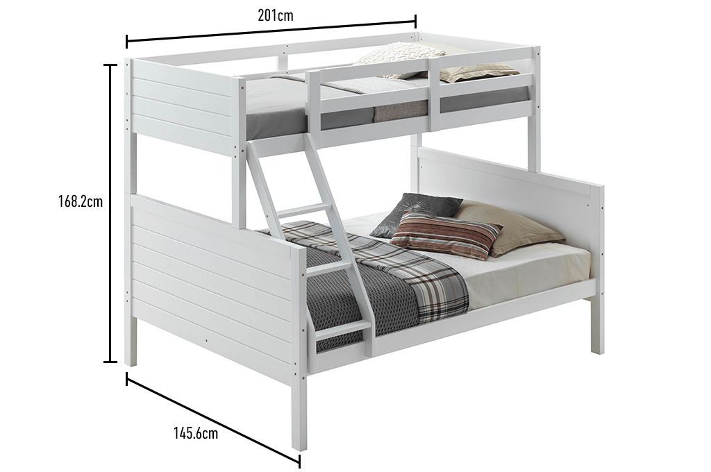 Single over Double Bunk Bed