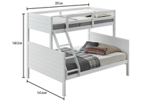 Load image into Gallery viewer, Single over Double Bunk Bed
