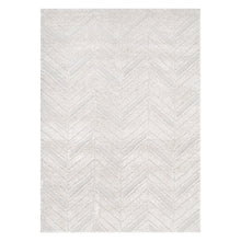 Load image into Gallery viewer, Tender Chevron Beige Shag Rug
