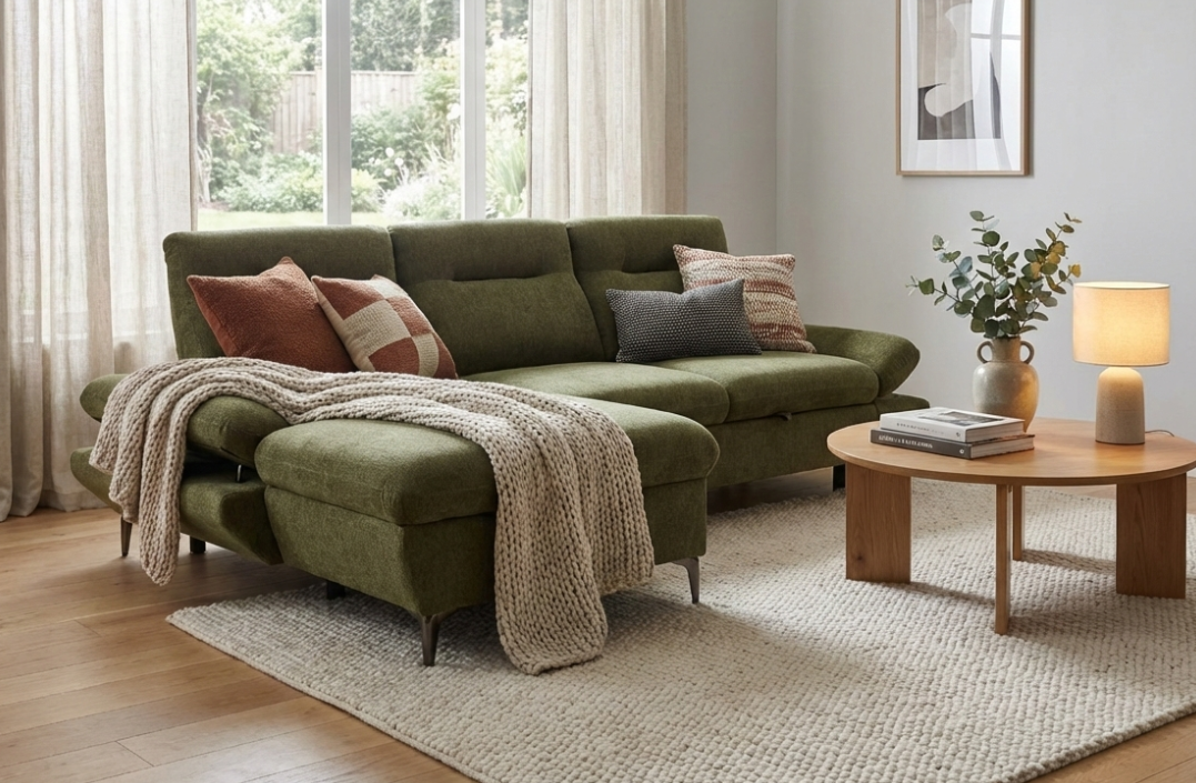 3 Seater Chaise Sofabed