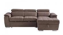Load image into Gallery viewer, 3 seater with storage chaise &amp; sofa bed
