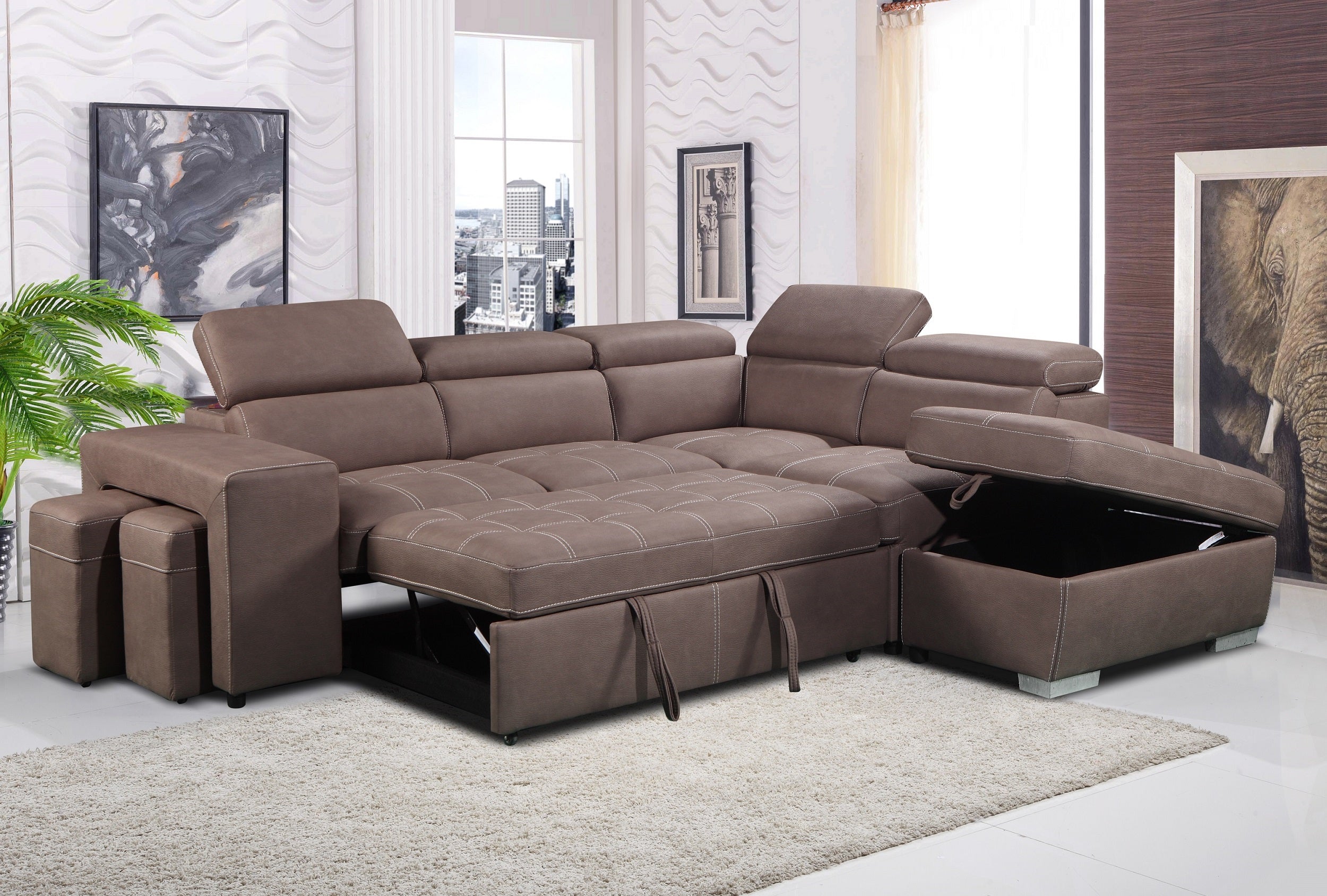 5 Seater Sofabed Modular