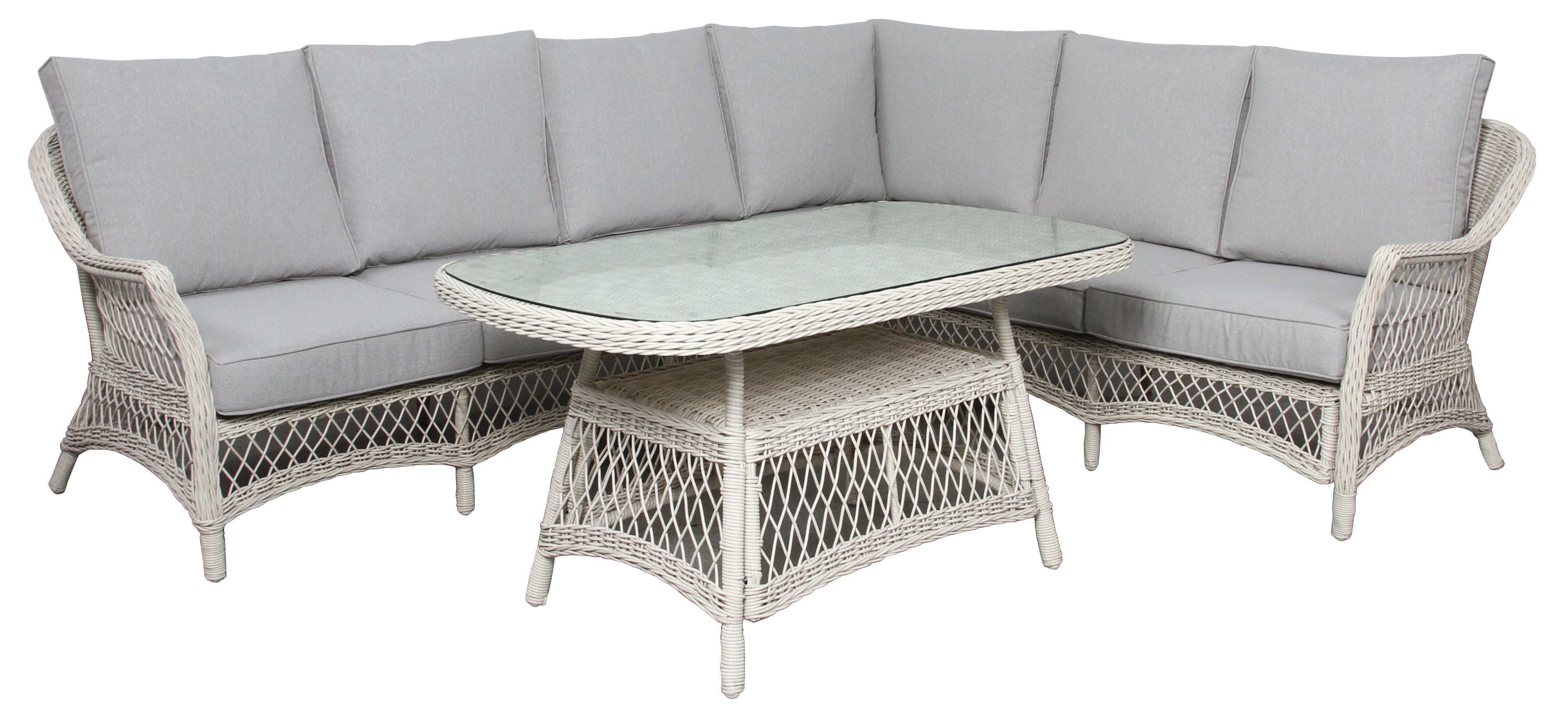 3 Piece Outdoor Corner Dining Set