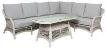 Load image into Gallery viewer, 3 Piece Outdoor Corner Dining Set
