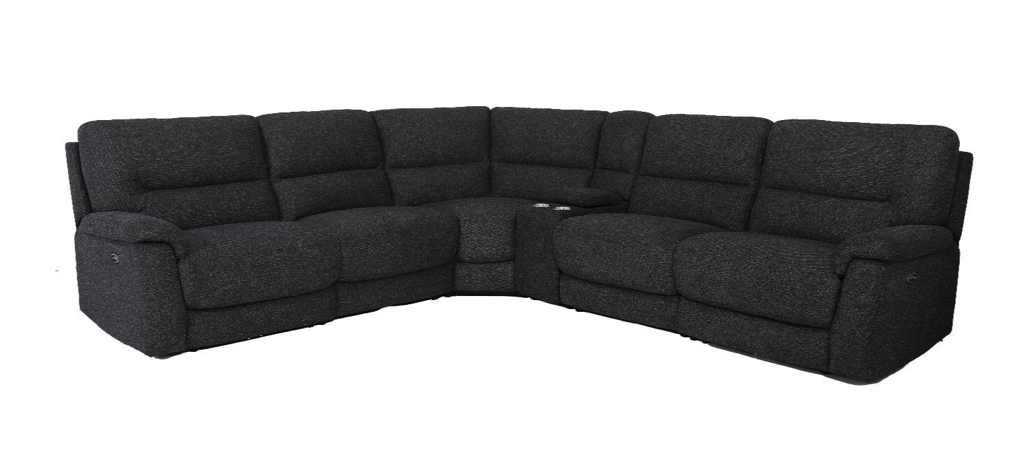 5.5 Seater Corner with End Electric Recliners and Console
