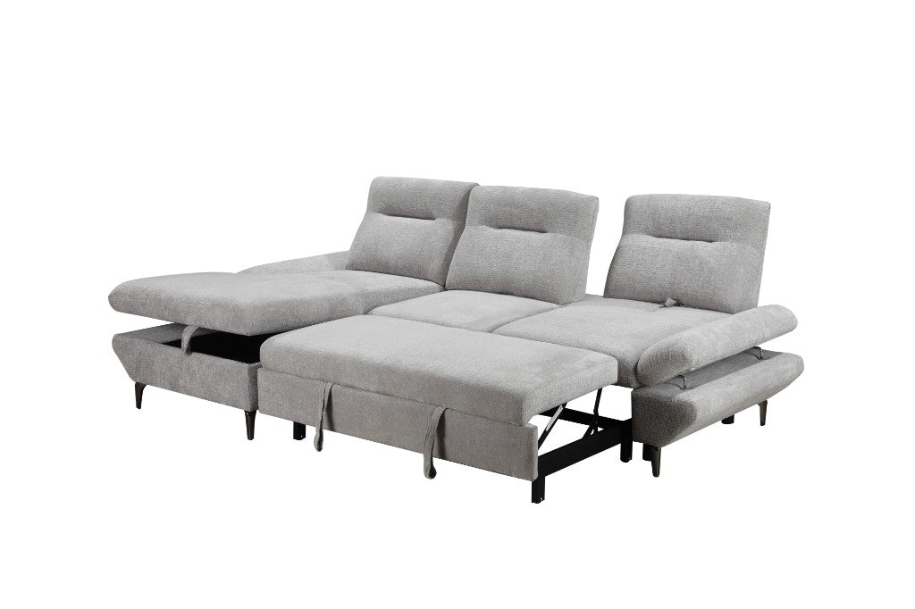 3 Seater Chaise Sofabed