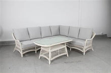 Load image into Gallery viewer, 3 Piece Outdoor Corner Dining Set
