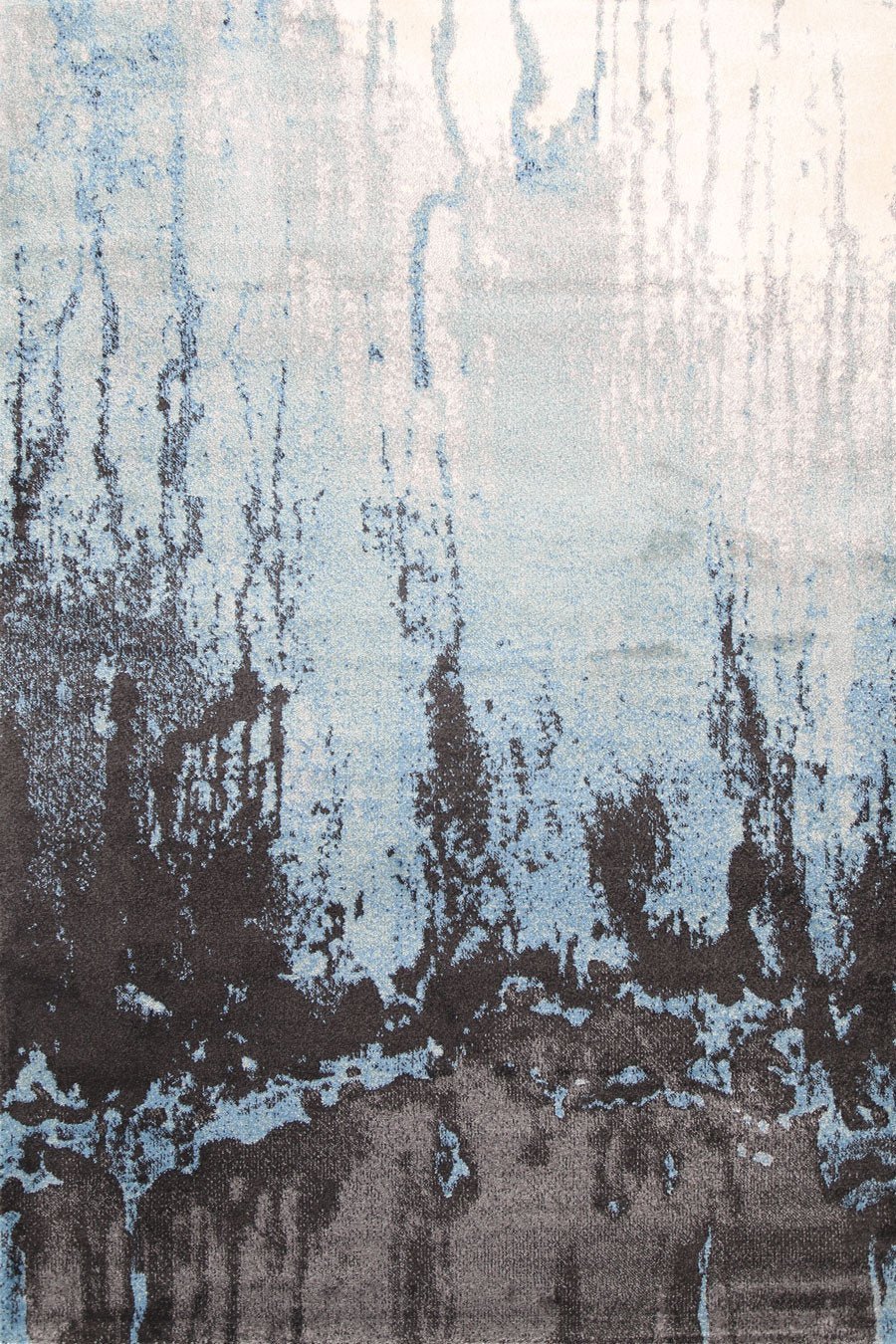 Blue Abstract Rug