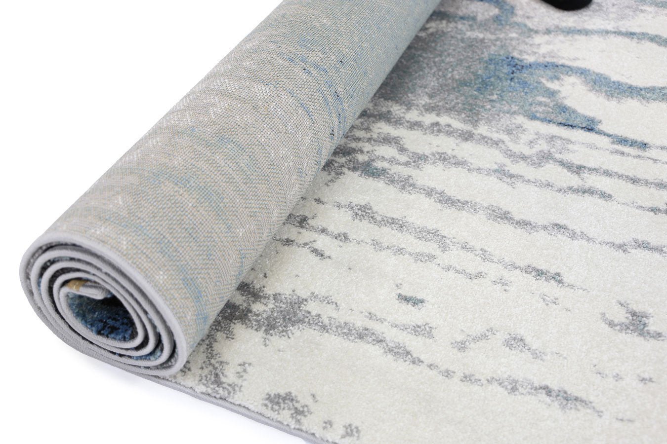 Blue Abstract Rug