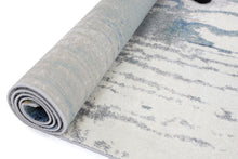 Load image into Gallery viewer, Blue Abstract Rug
