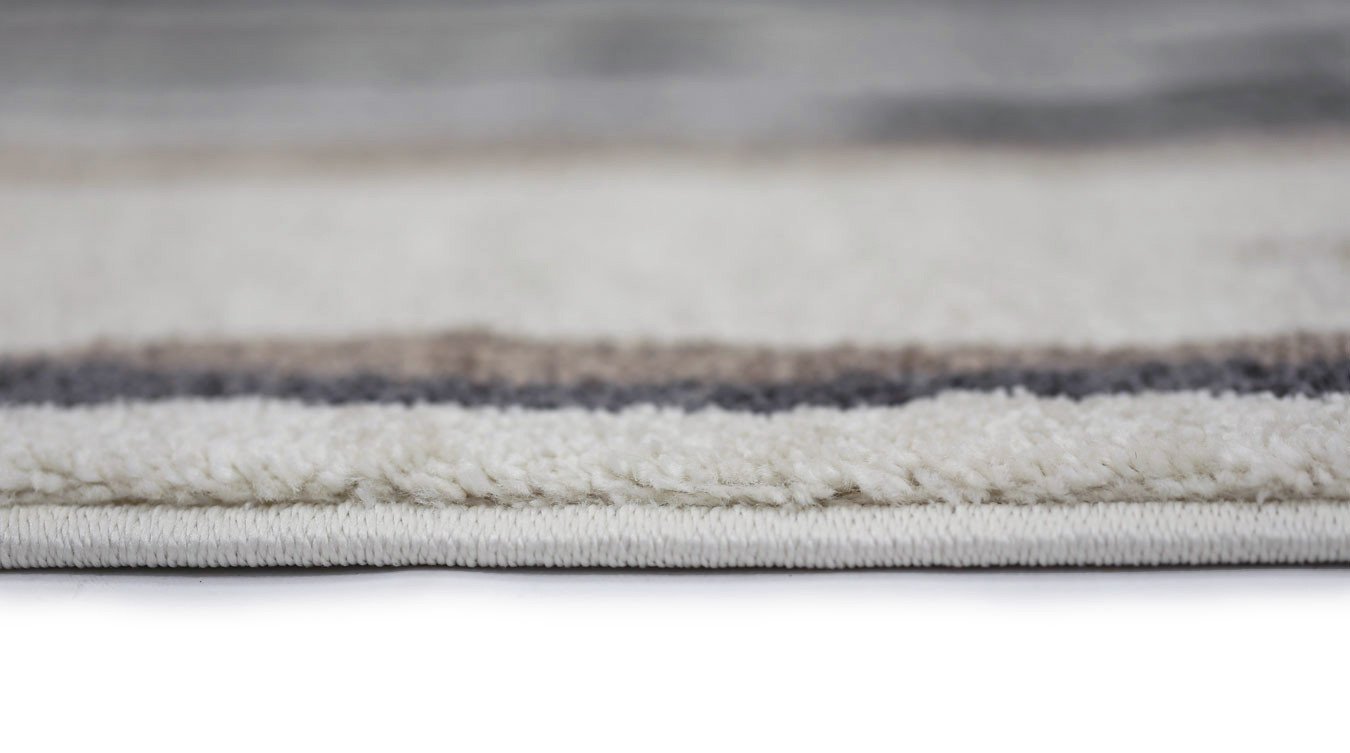 Light Brown Vertical Stripes Rug