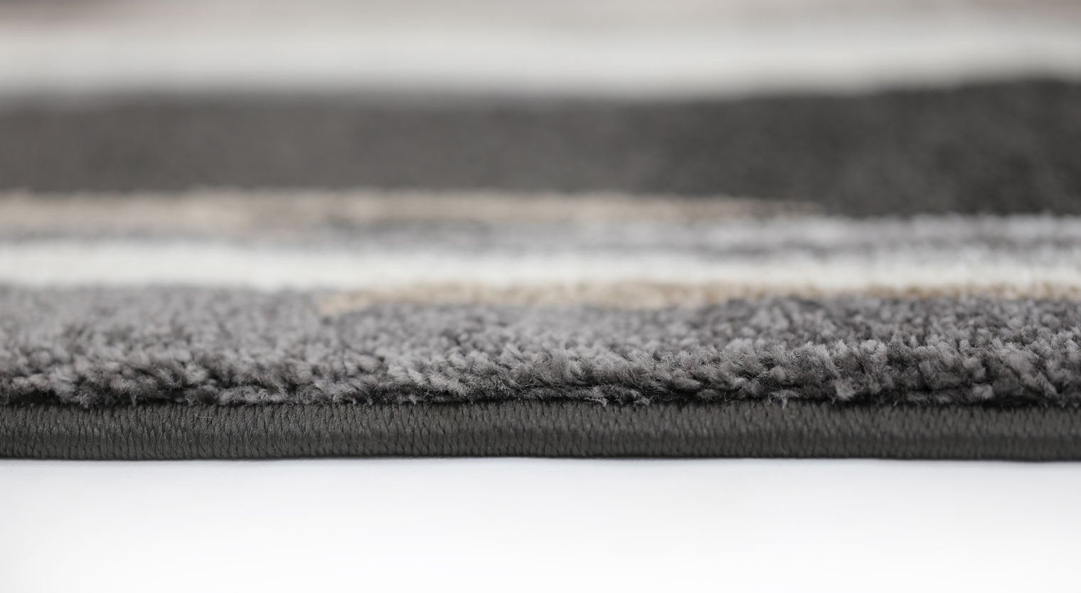 Dark Brown Vertical Stripes Rug