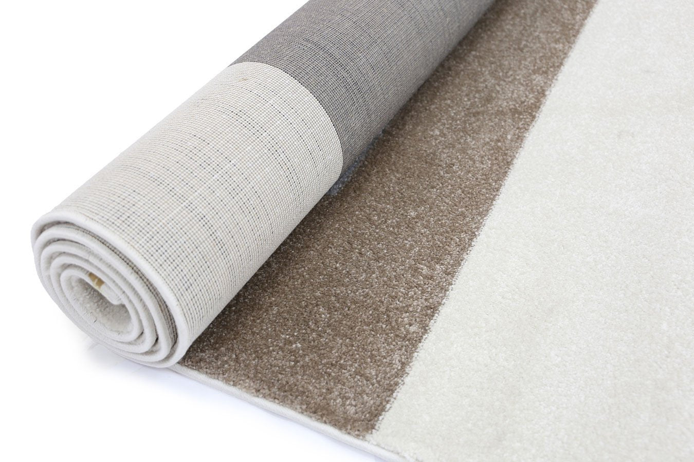 Grey and Beige Cubism Rug
