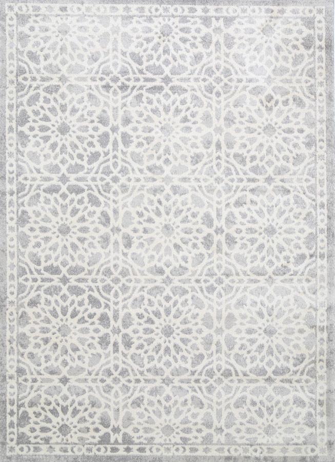 Grey Demask Rug