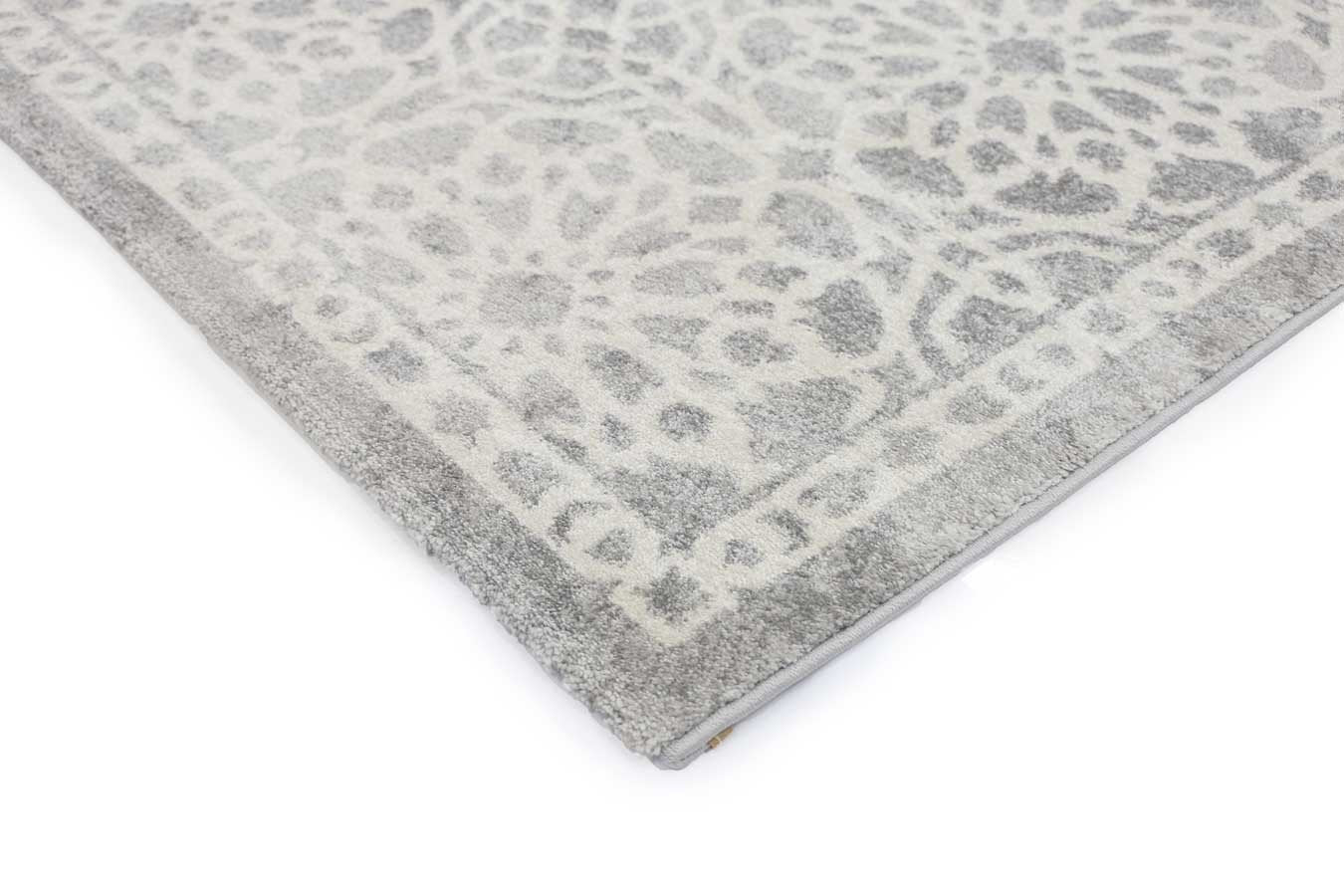 Grey Demask Rug