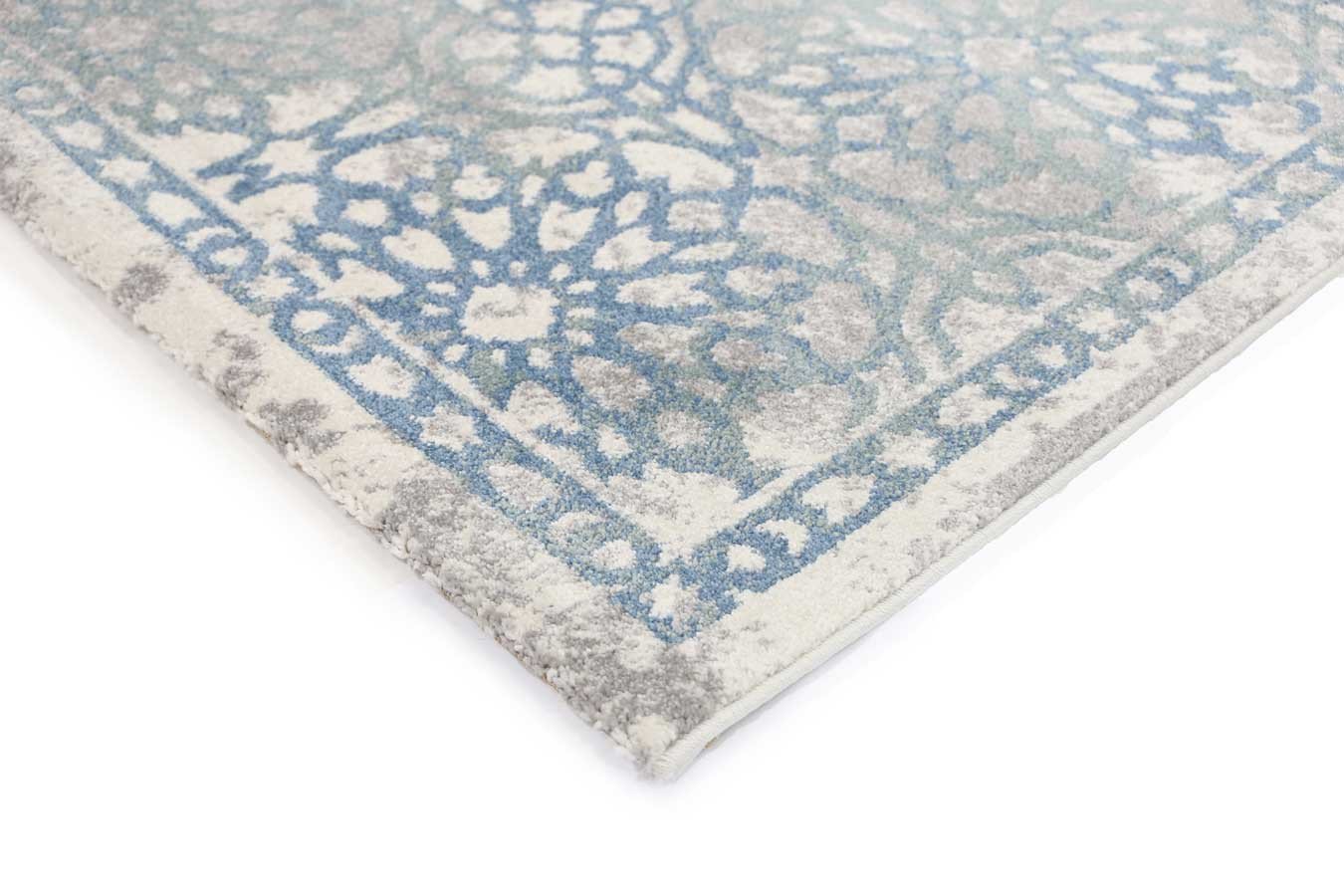 Blue Demask Rug