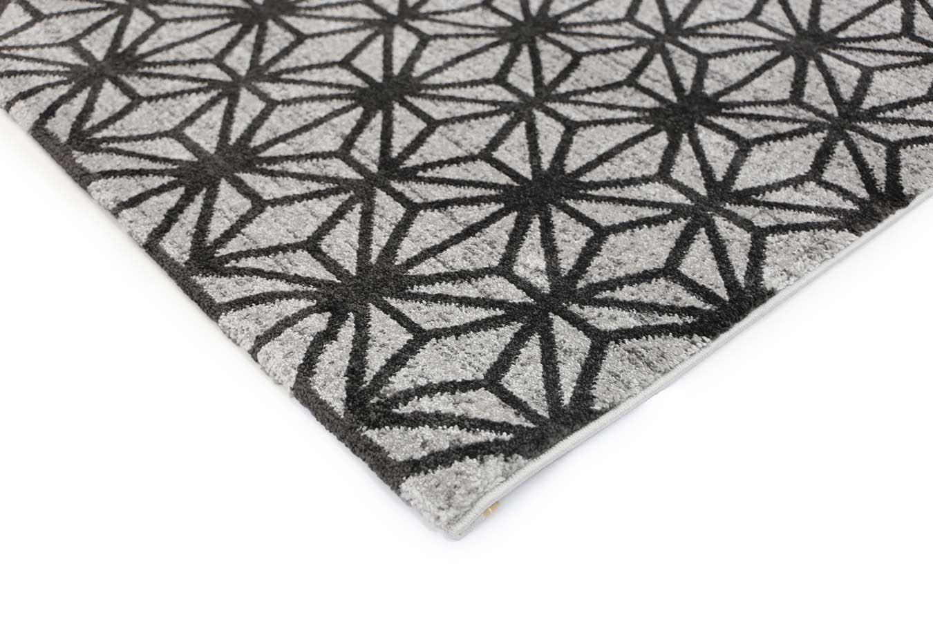 Dark Grey Web Rug