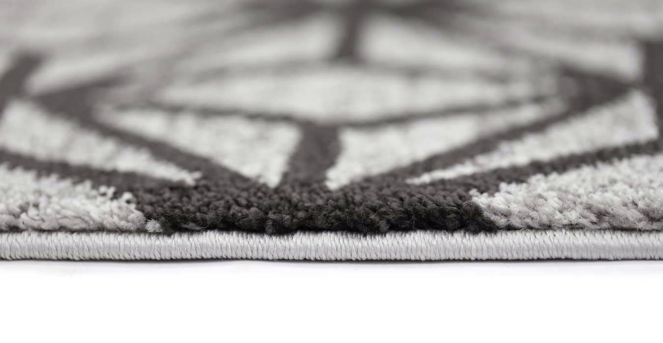 Dark Grey Web Rug