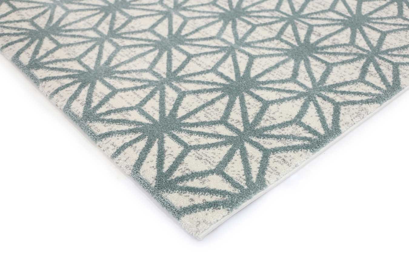 Aqua Blue Web Rug