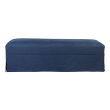 Load image into Gallery viewer, Slip Cover Bench Ottoman
