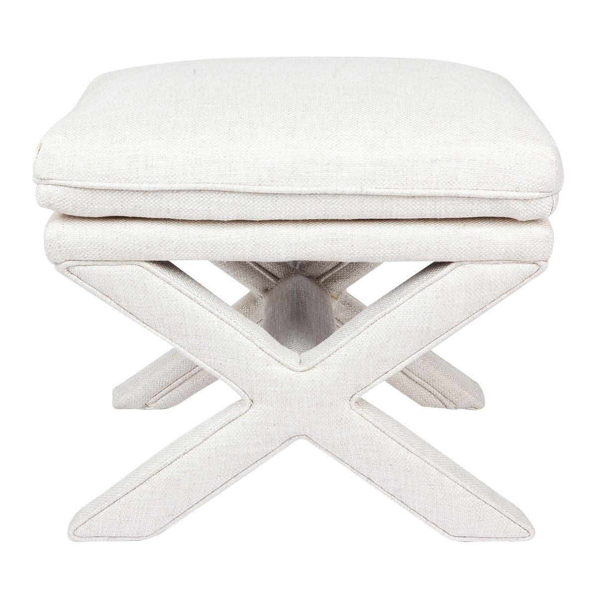 Stool - Linen Ottoman