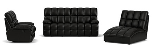 2.5 Seater with End Recliners + Recliner + Chaise