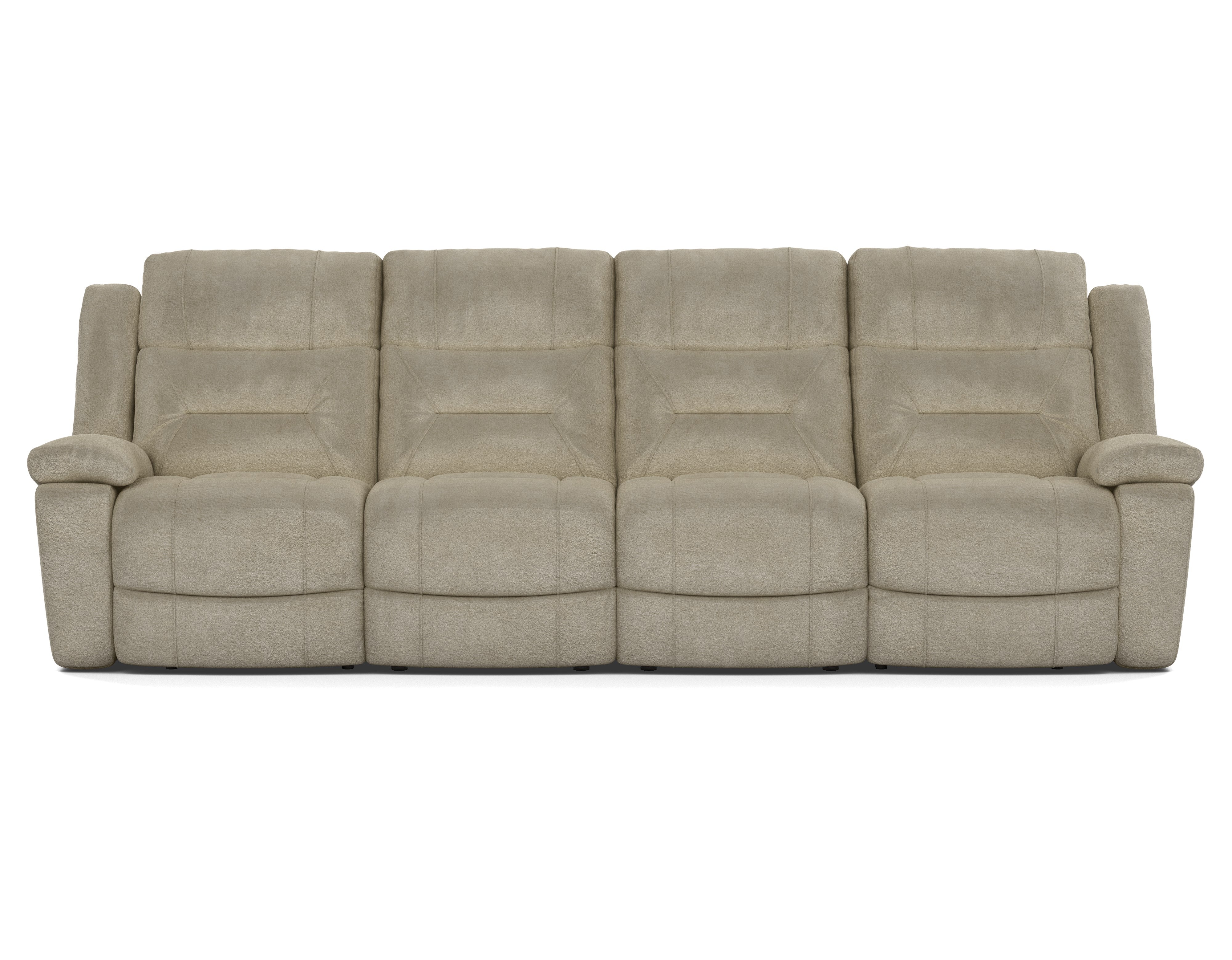 4 Seater with End Recliners