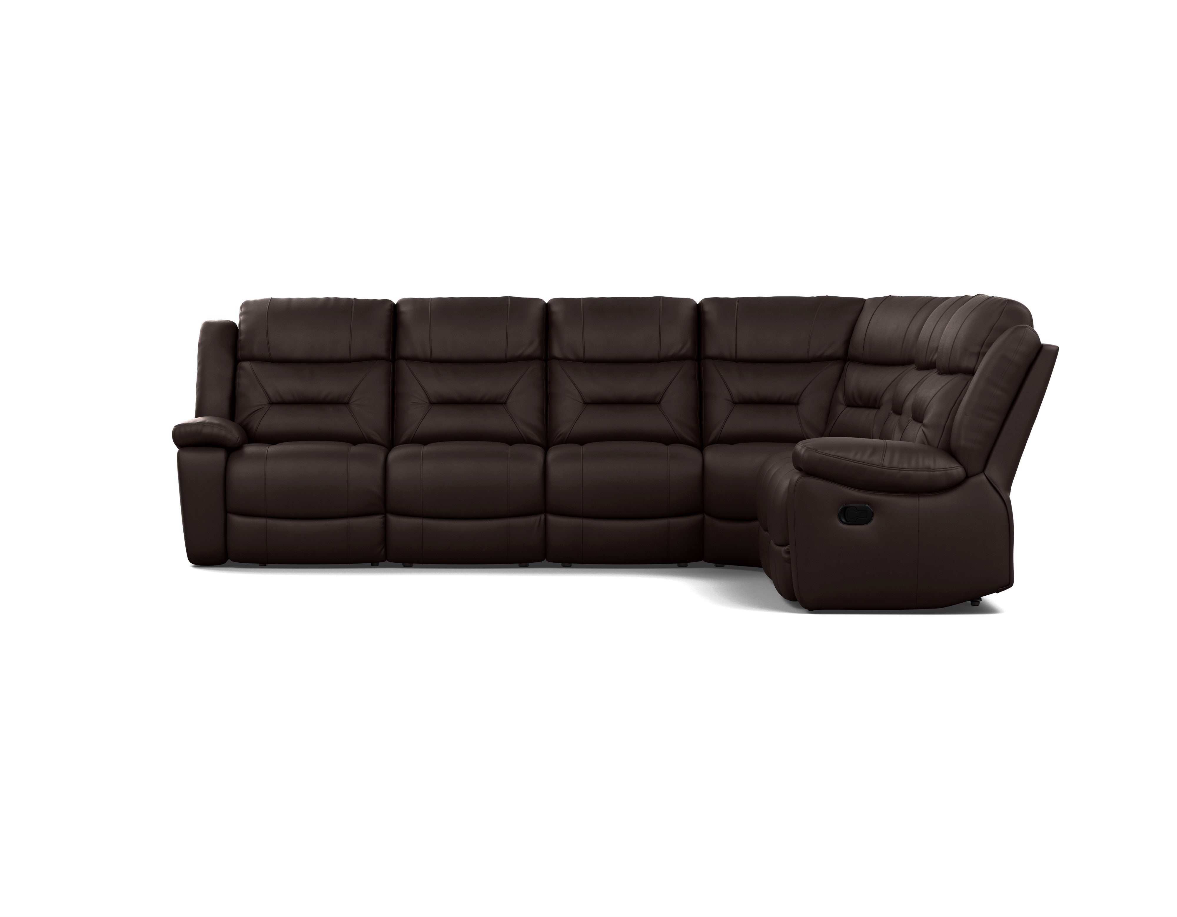6 Seater Corner Modular with End Recliners