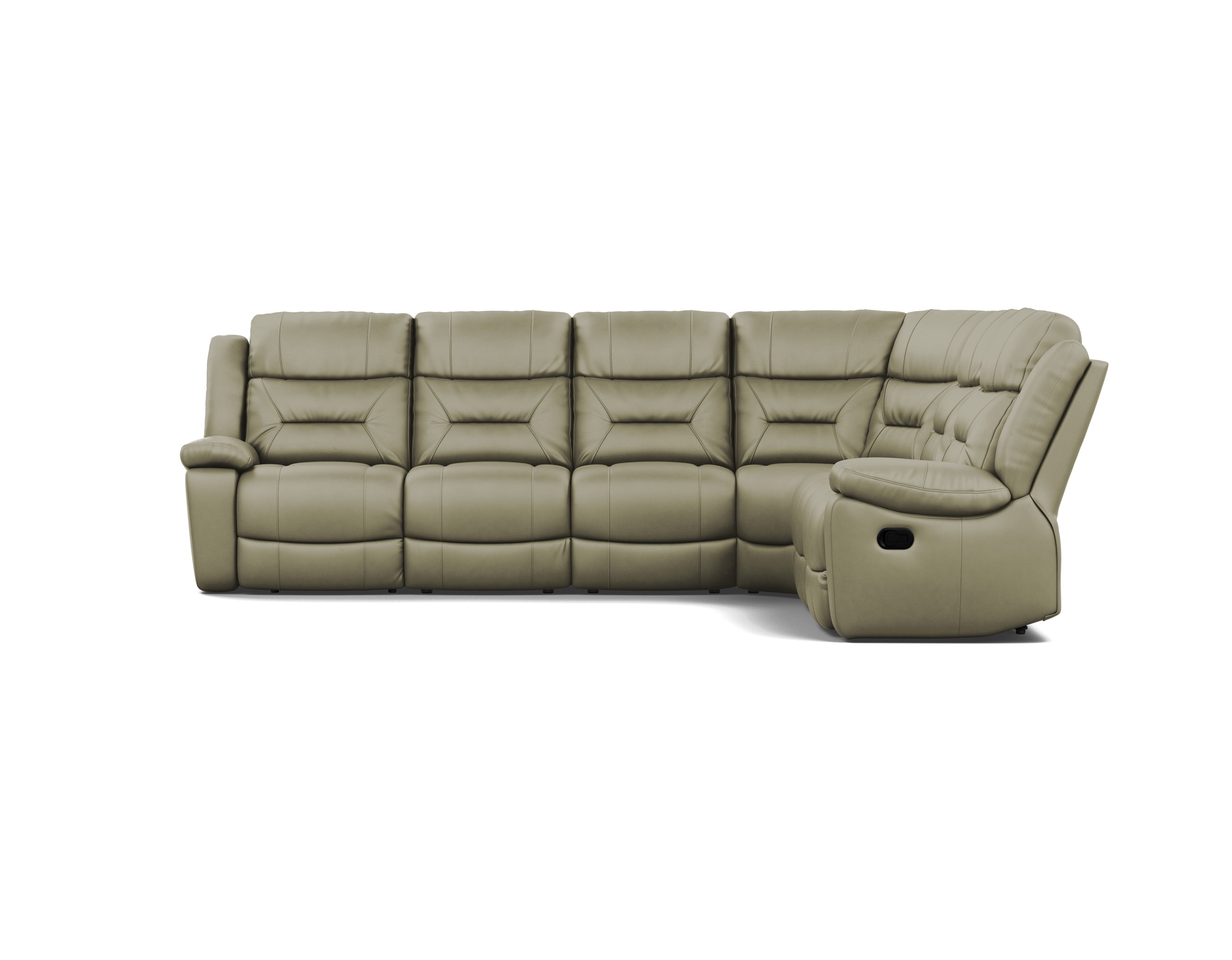 6 Seater Corner Modular with End Recliners