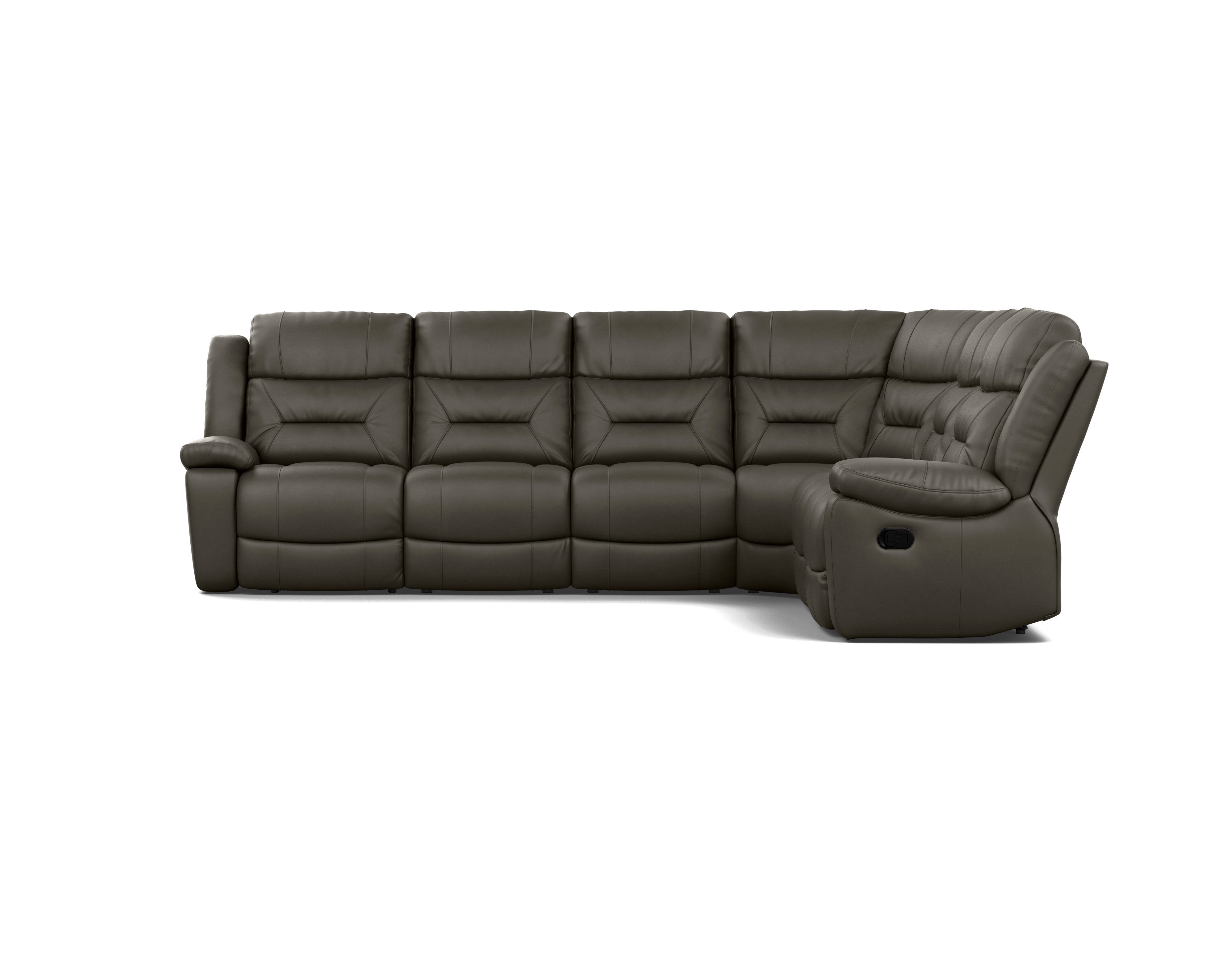 6 Seater Corner Modular with End Recliners