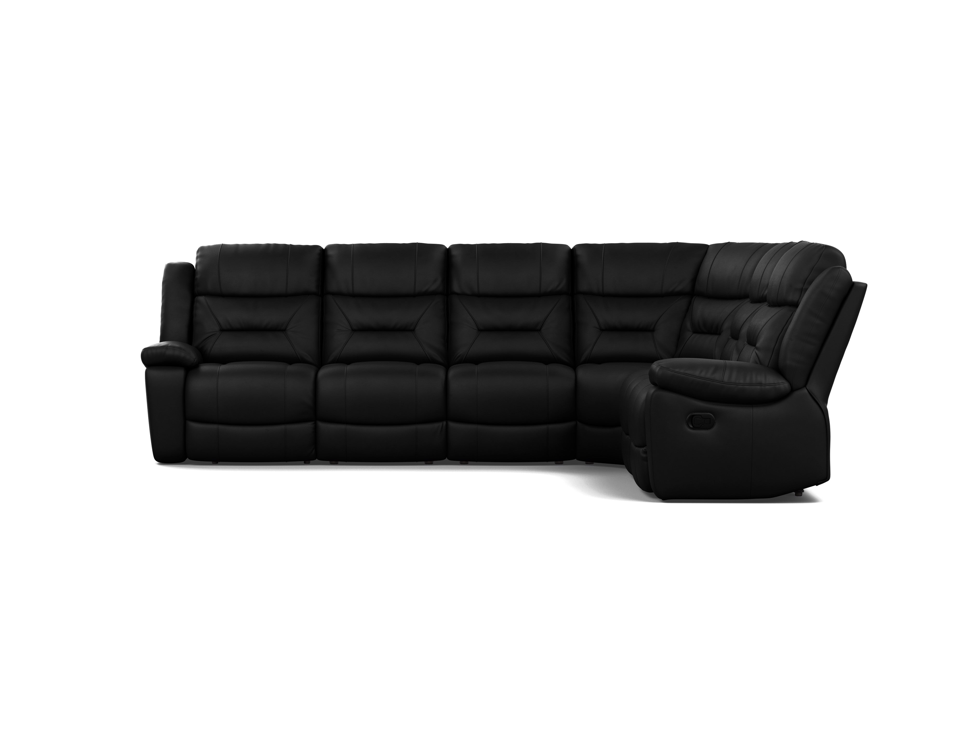 6 Seater Corner Modular with End Recliners